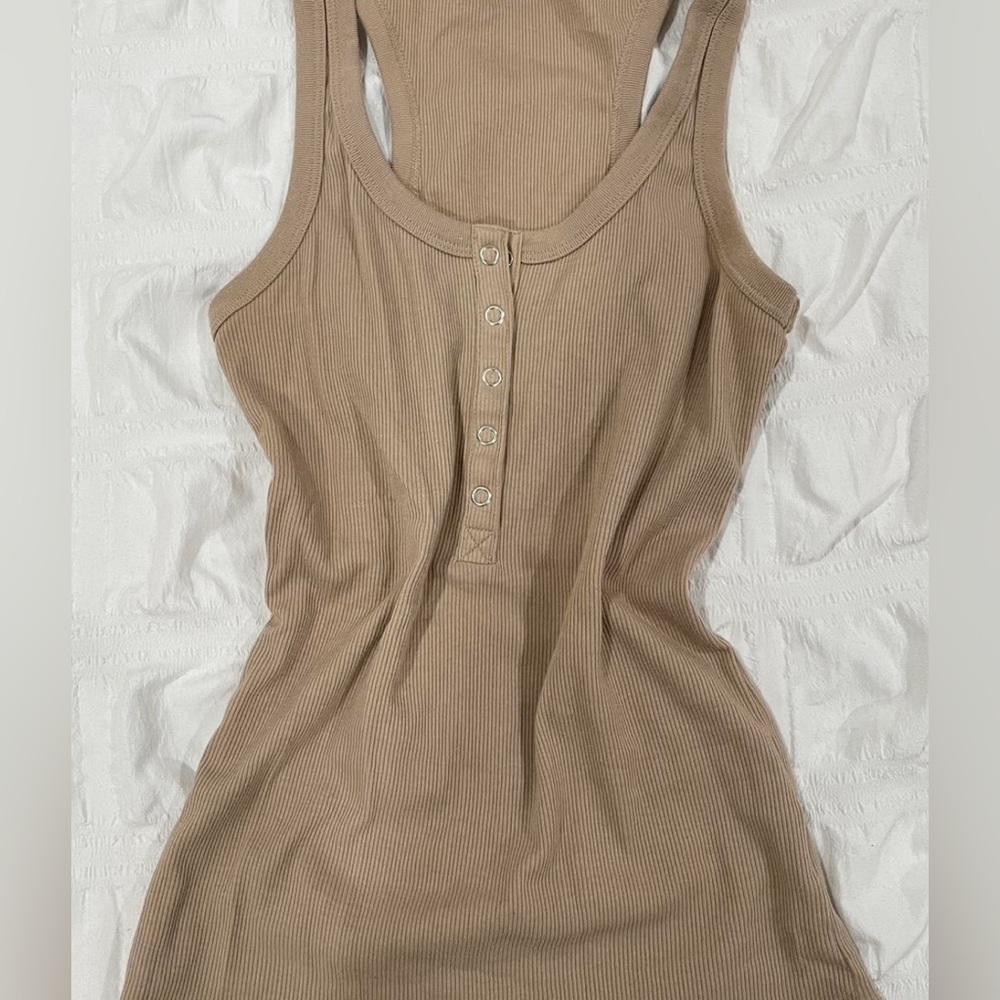 Khaki Tank Top
